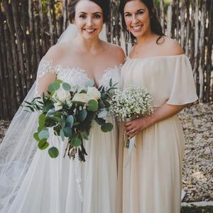 Champagne Revelry Bridesmaid Dress